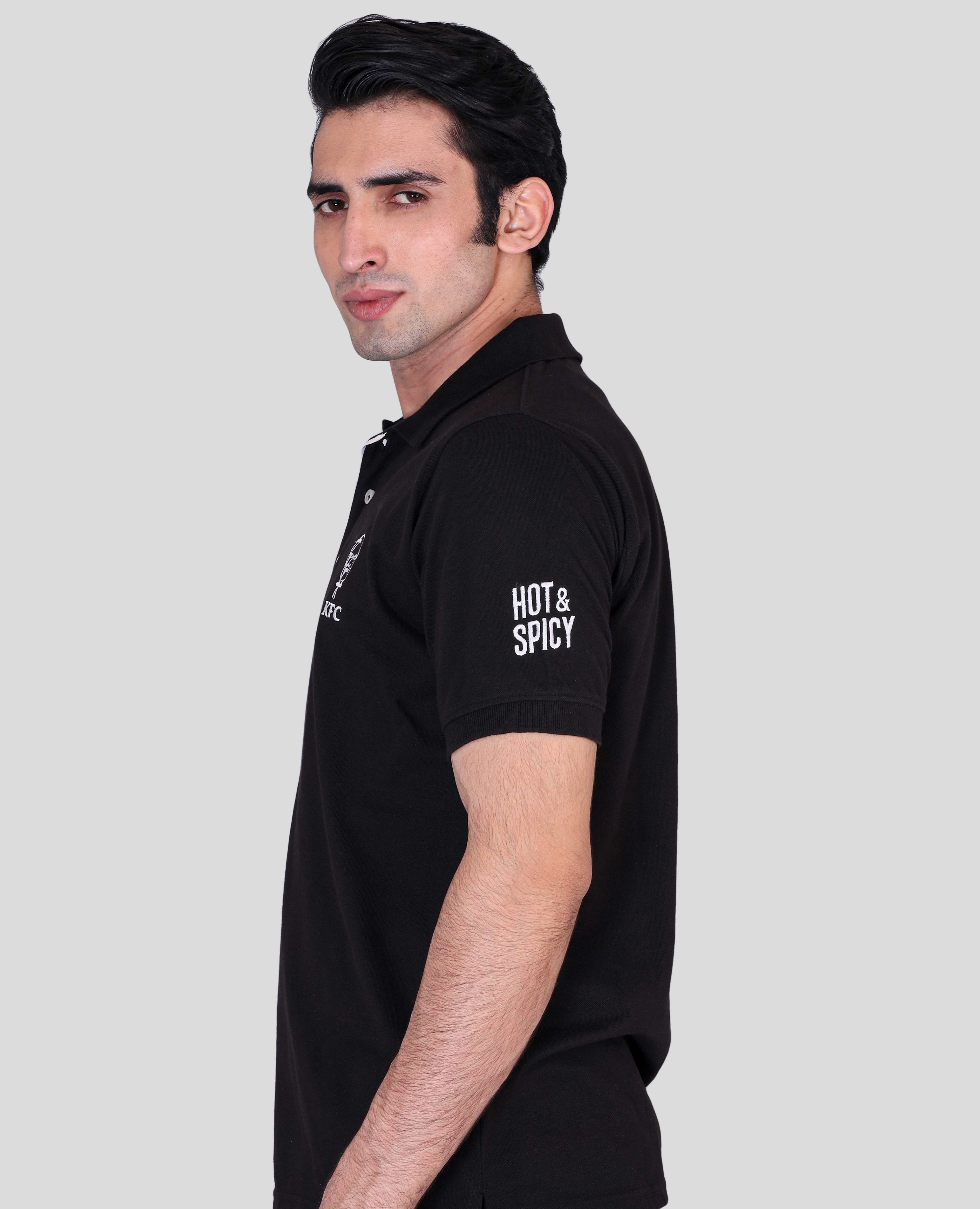 black promotional polo t-shirts supplier 